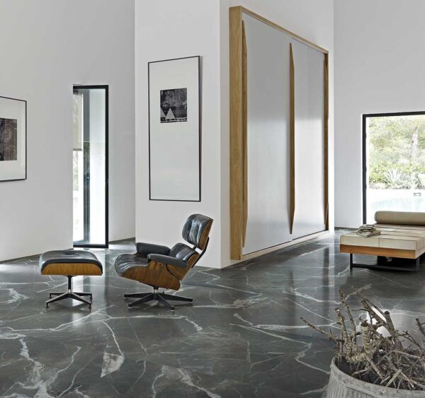 Stones & More Porcelain Calacatta Black