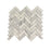 Venetian Calacatta Marble Mosaic - 1" x 3" Herringbone Honed