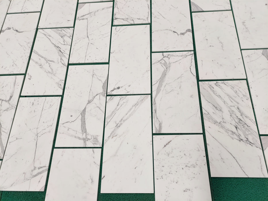 Venetian Calacatta Marble Tile - 12" x 24" x 3/8" Honed