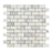 Calacatta Gold Marble Mosaic - 1" x 2" Brick Honed
