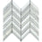 Calacatta Gold Marble Mosaic - Large Chevron Polished