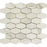 Calacatta Gold Marble Mosaic - 2" x 3" Elongated Hexagon Polished
