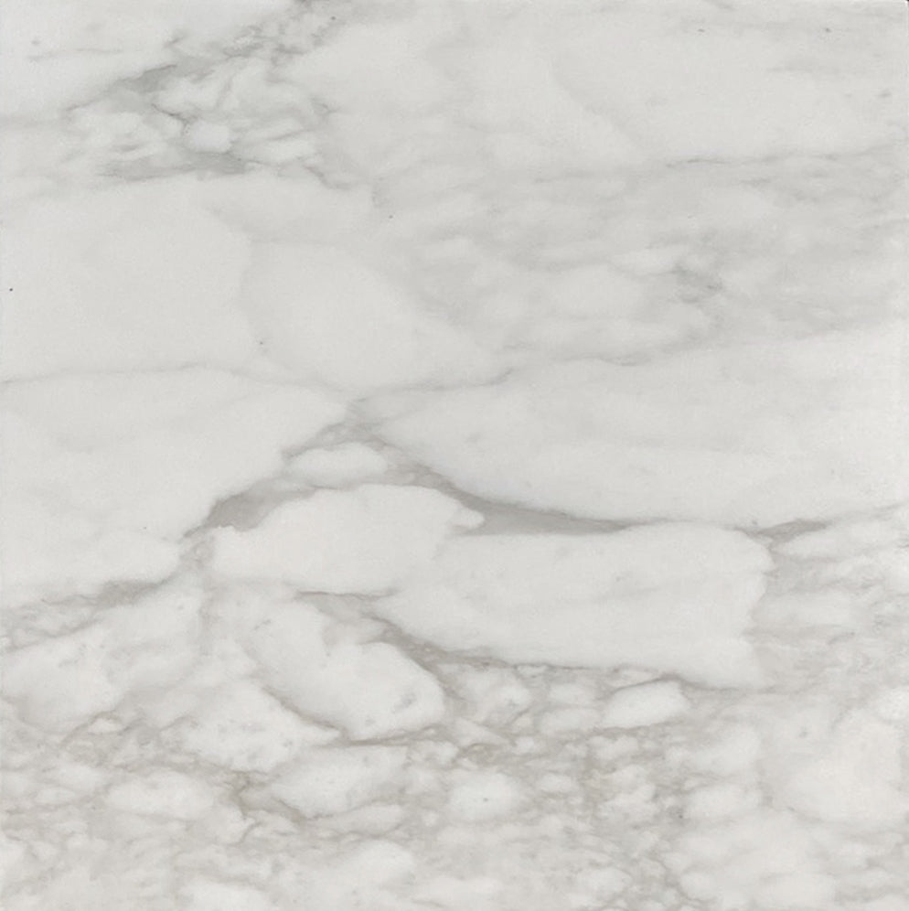 Full Tile Sample - Calacatta Altissimo Marble Tile - 18" x 18" x 3/8" Polished