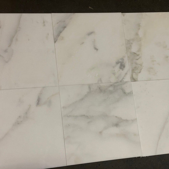 Calacatta Oliva Marble Tile - 12" x 12" x 3/8" Honed