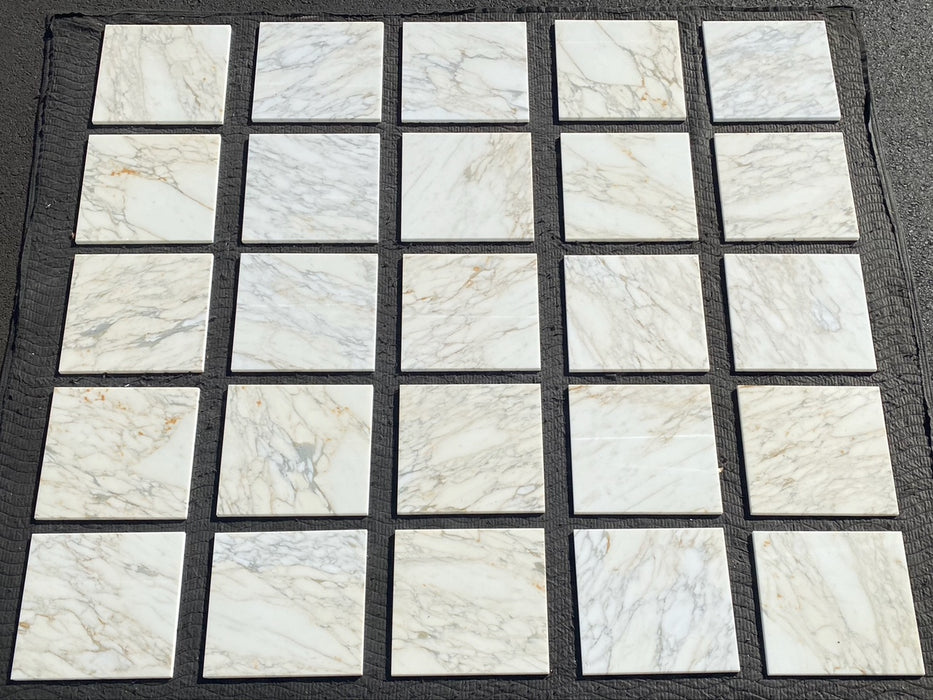 Calacatta Paonazzo Marble Tile - 12" x 12" Polished