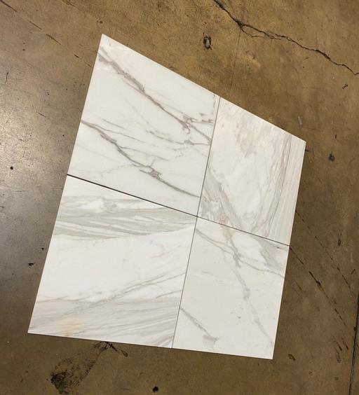 Calacatta Gold Marble Tile - 24" x 24" x 3/8" Polished