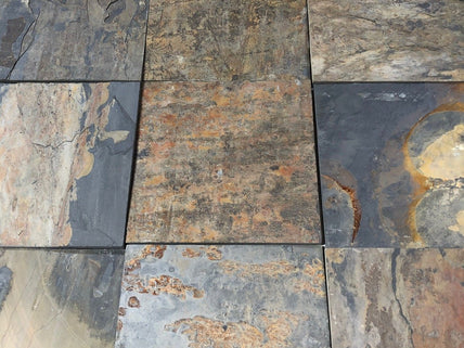 California Gold Gauged Slate Tile