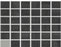 Capa Graphite Matte Porcelain Mosaic - 2" x 2"