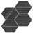 Capa Graphite Matte Porcelain Tile - 5" x 12" Trapezoid