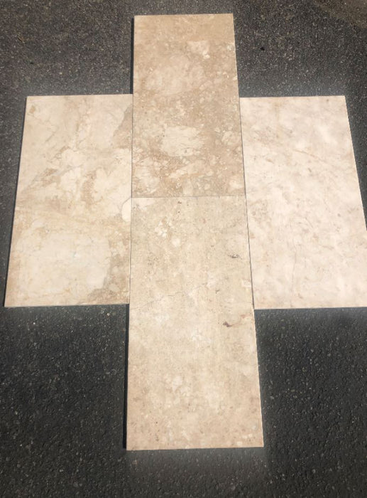 Cappuccino Marble Tile - 12" x 24" x 1/2" Polished