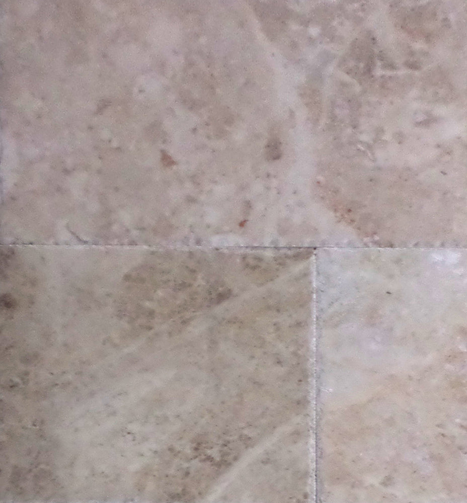 Cappuccino Marble Tile - Chiseled & Brushed