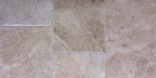 Full Tile Sample - Cappuccino Marble Tile - 24" x 24" x 1/2" Chiseled & Brushed