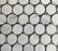 Honed Carrara Venatino Marble Mosaic - Penny Round