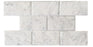 White Carrara Marble Polished Tile - 3" x 6" x 3/8"
