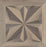 Full Tile Sample - Mood Wood Honey / Nut Cassettone Decor 2 Porcelain Tile - 24" x 24" x 8 MM Matte