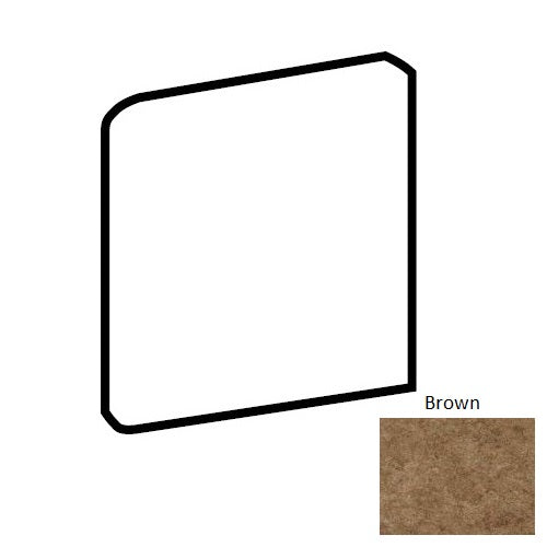 American Olean Castlegate CG17 Brown Matte Bullnose Outcorner — Stone ...