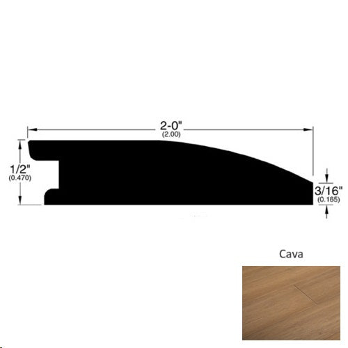 Flush Reducer BHW Floors Manor II Cava Brushed Matte Flush Reducer | Lowest Price ...