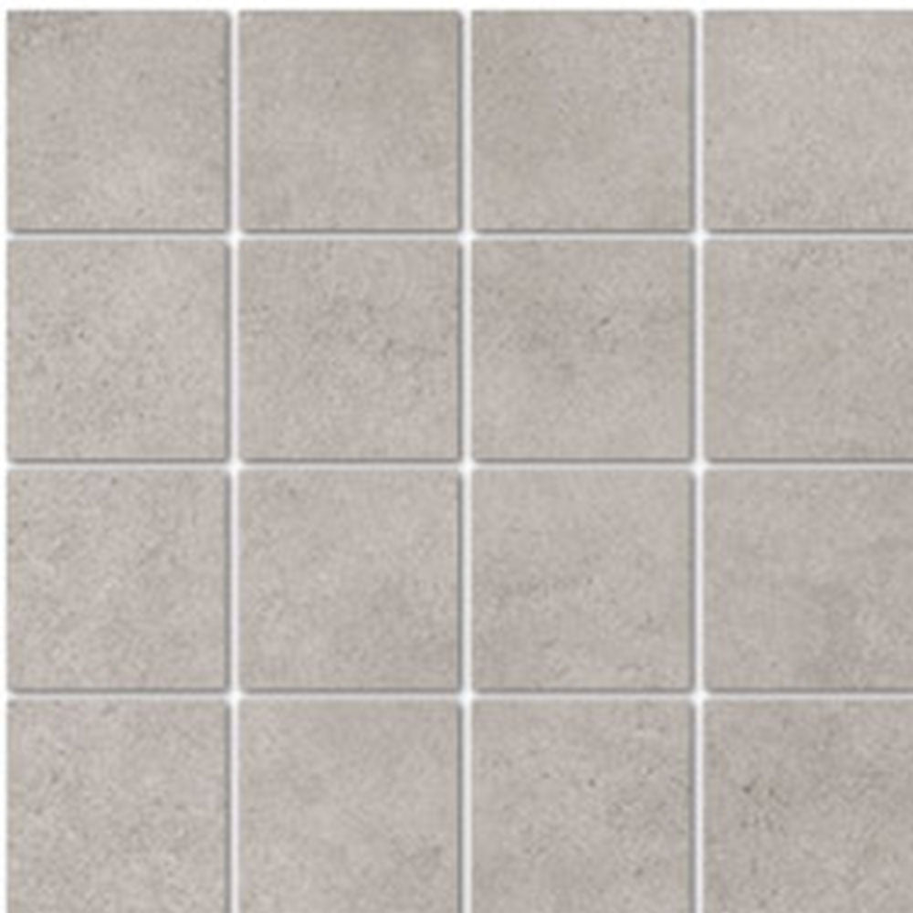 Full Sheet Sample - Boston Cement Porcelain Mosaic - 3" x 3" Matte