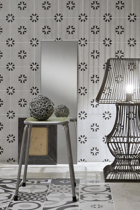 Cementine Black & White 3 Porcelain 240129-AT