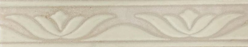 Matte Ivory Ceramic Border - 2.2" x 10" Border