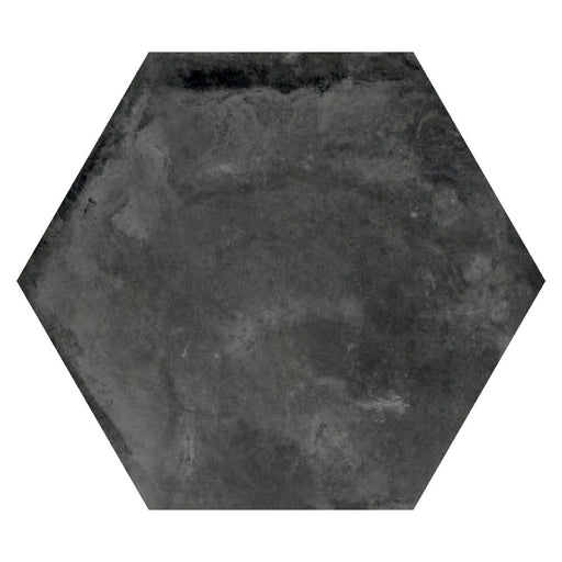 Studio Charcoal Hexagon Porcelain Tile - Matte