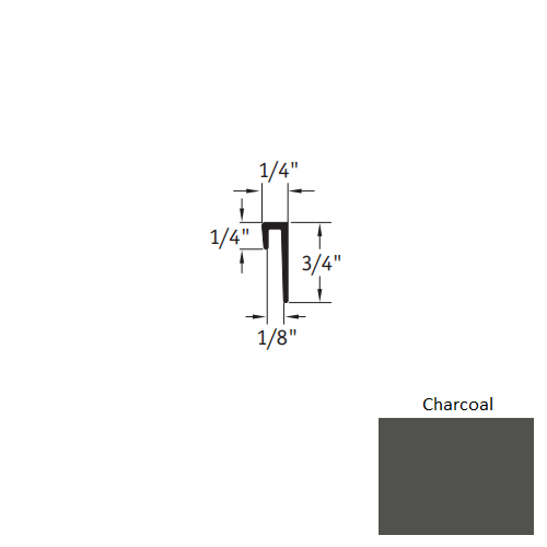 Johnsonite Charcoal SCC-20-B