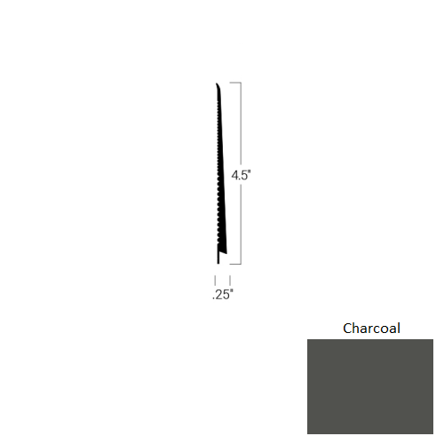 Johnsonite Charcoal TDC-20-4 1/2X75