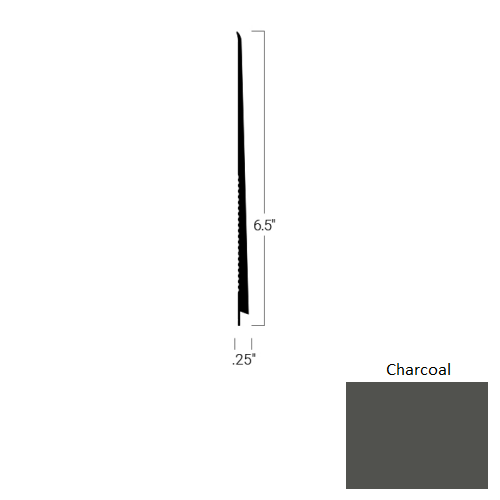 Johnsonite Charcoal TDC-20-6 1/2X75