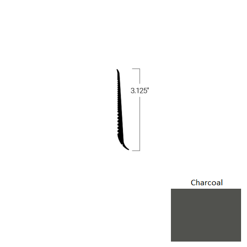 Johnsonite Charcoal TDCR-20-3 1/8X75