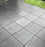 Charcoal Black Limestone Paver - 24" x 24" Natural Cleft Face, Gauged Back