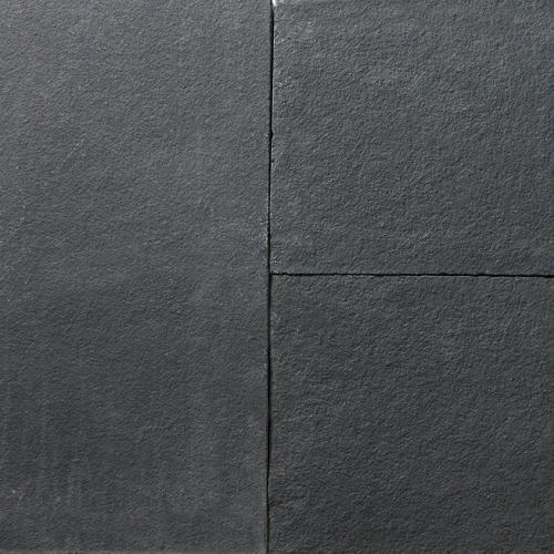 Charcoal Black Natural Cleft Face & Back Limestone Paver - 24" x 36"