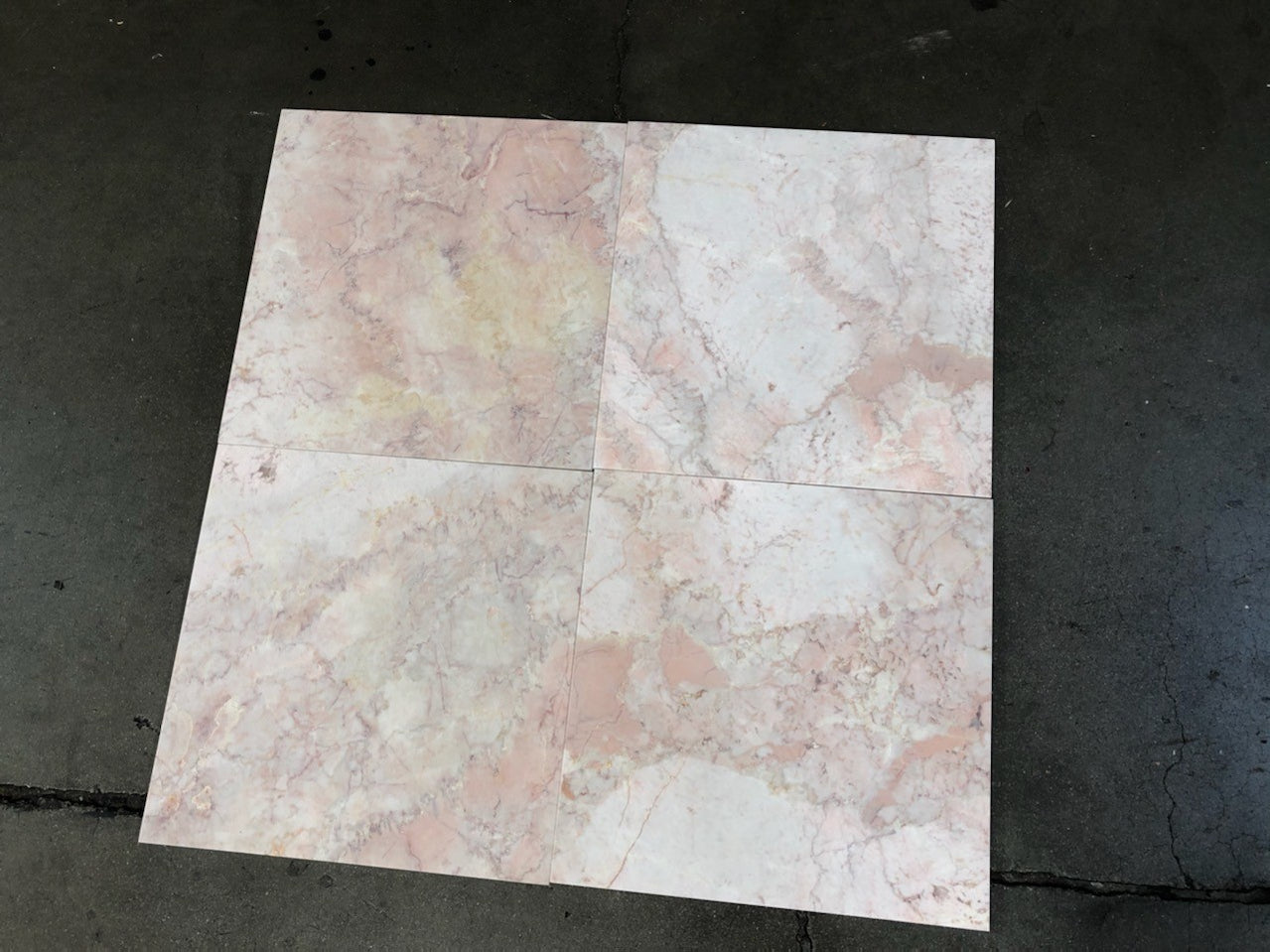 Cherry Blossom Polished Marble Tile | Lowest Price — Stone &amp; Tile ...