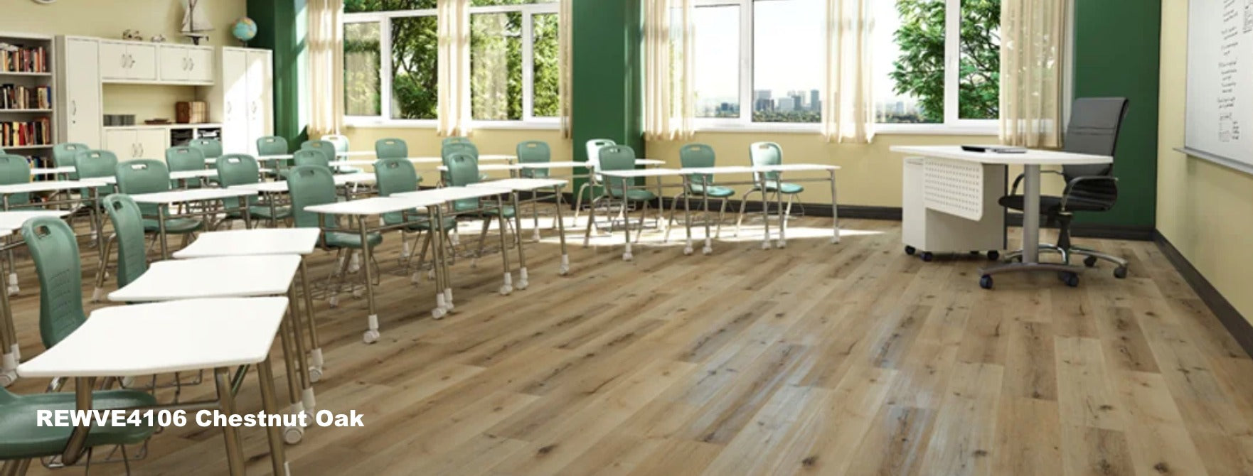 The Woodland Oak Vinyl Chestnut Oak REWVE4106