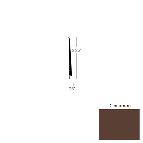 Johnsonite Cinnamon TDC-76-3 1/4X75