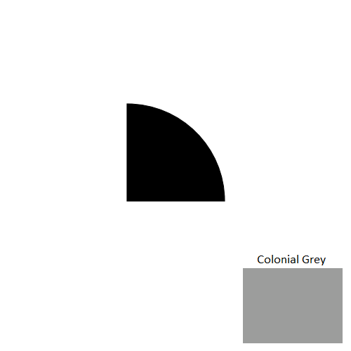 Johnsonite Colonial Grey QTR-TA5-A
