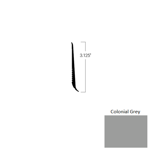 Johnsonite Colonial Grey S102676-TA5-WB0004-TDCR3