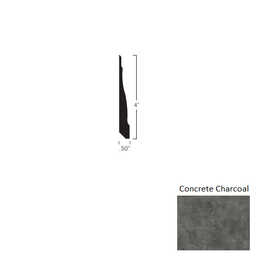 Johnsonite Concrete Charcoal MW-ML3-J
