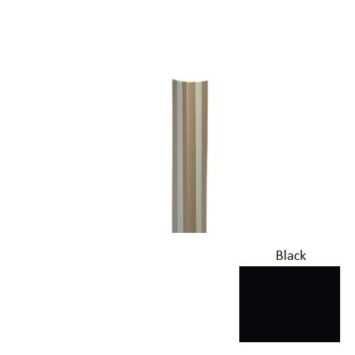 Tarkett Johnsonite Black Vinyl SafeT First Corner Bumper Guard — Stone
