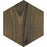 Cortina Tobacco Natural Porcelain Tile - 9" Hexagon