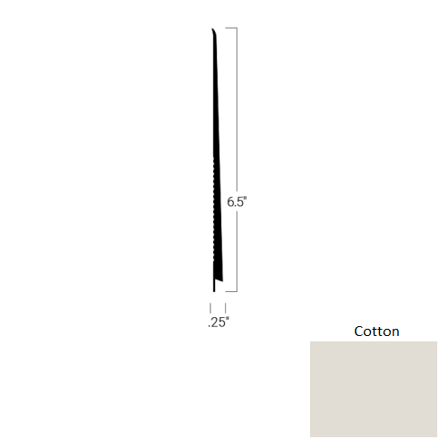 Johnsonite Cotton TDC-460-6 1/2X75