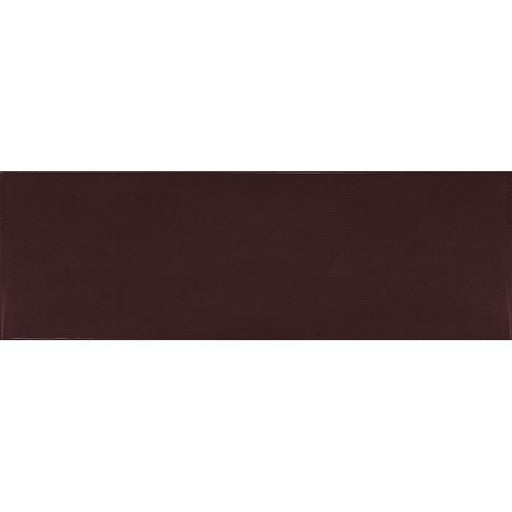 Country Aubergine Ceramic Tile - 2.5" x 8" Glossy