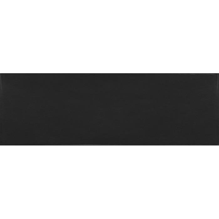 Country Black Ceramic Tile - 2.5" x 8" Glossy