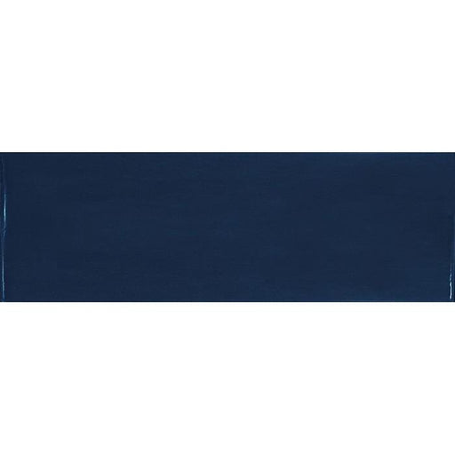 Country Blue Ceramic Tile - 2.5" x 8" Glossy