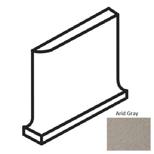 Daltile Quarry Tile 0Q42 Arid Gray Matte Cove Base Outcorner — Stone