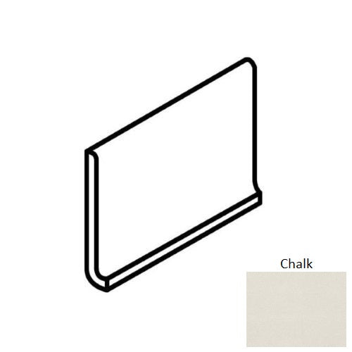 American Olean Subtle Strands SS35 Chalk Matte Porcelain Cove Base