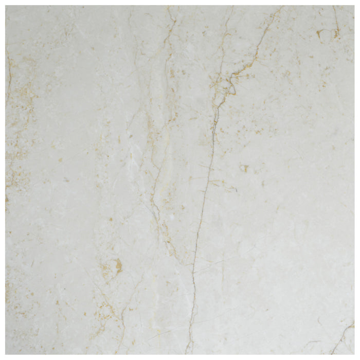 Full Tile Sample - Crema Fantasy Marble Tile - 24" x 24" x 1/2" Polished