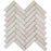 Crema Marfil Marble Mosaic - 1" x 4" Herringbone Polished