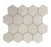 Crema Marfil Marble Mosaic - 3" Hexagon