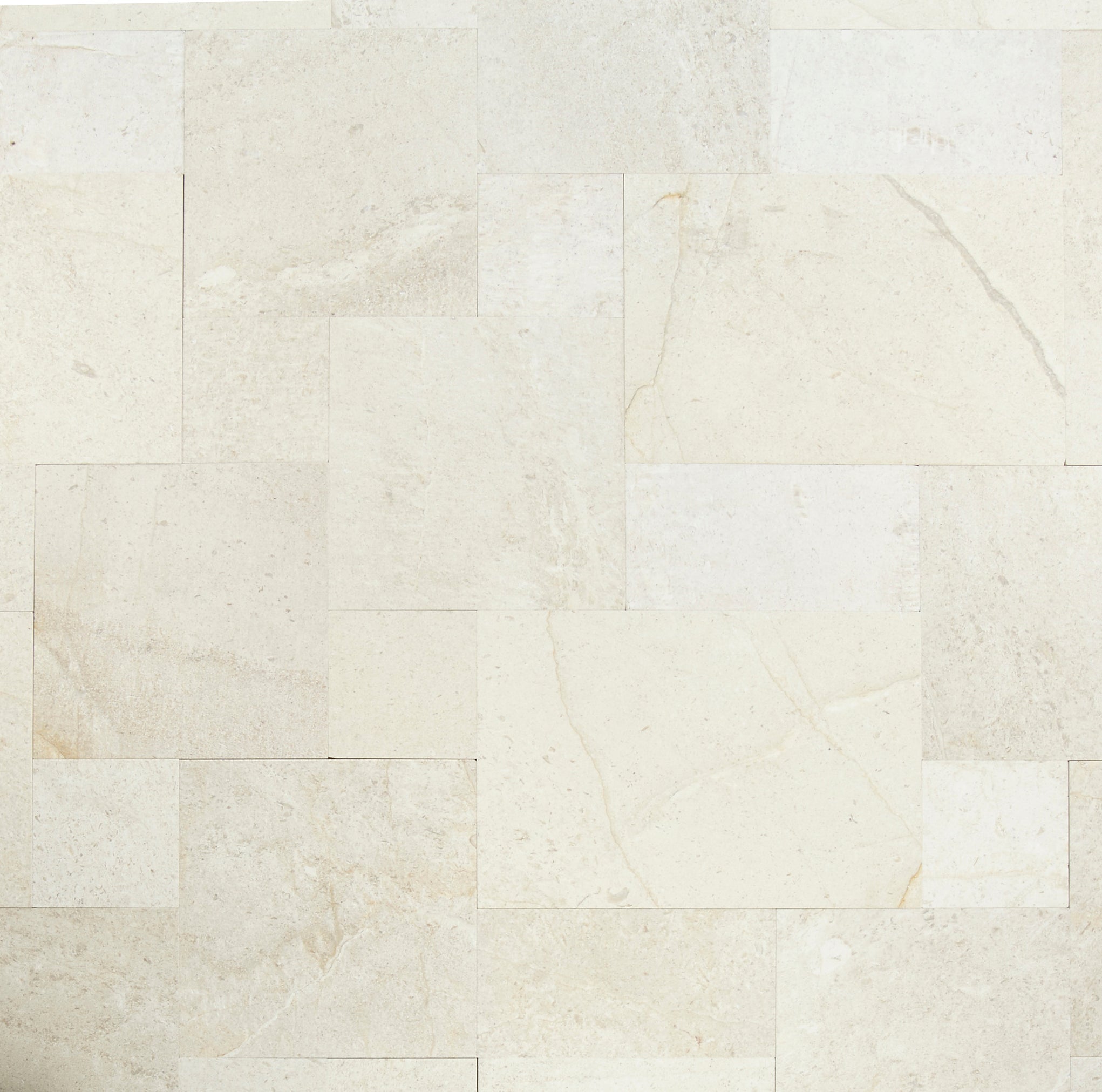 Arizona Tile Crema Vosscione Brushed Limestone Lyon Pattern — Stone