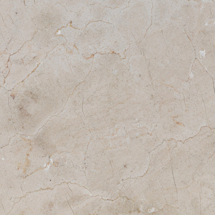 Full Tile Sample - Crema Marfil Classic Marble Tile - 4" x 8" x 3/8" Honed